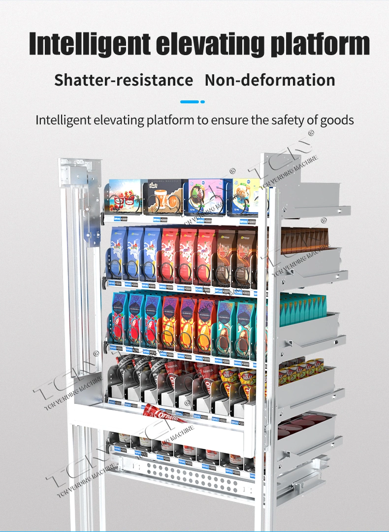 Tcn ODM/OEM Automatic Ice Cream Frozen Food Vending Machine Yogurt Food Frozen Vending Machine