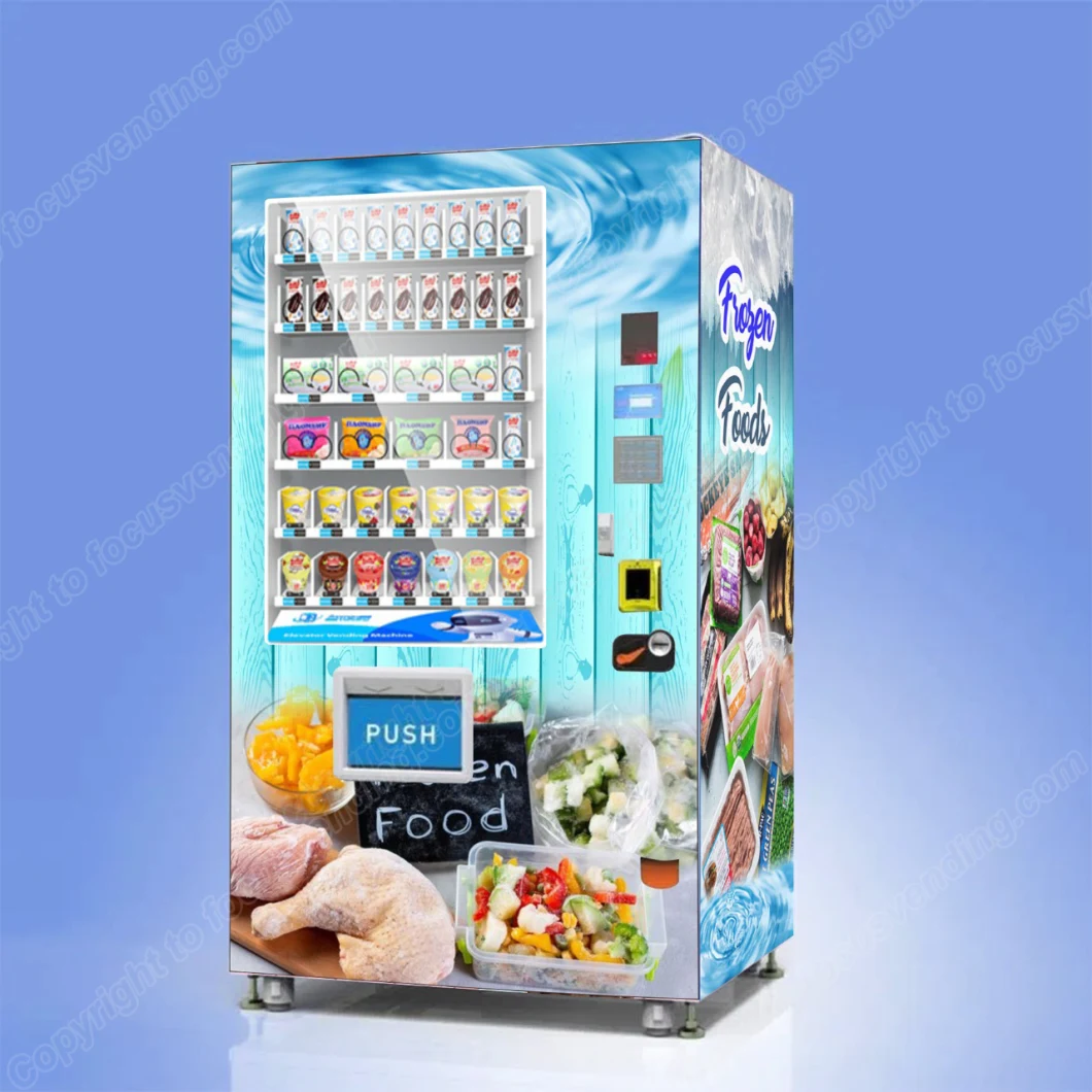 Best Selling Self Service Vending Machines for Frozen Food Operating Automatically