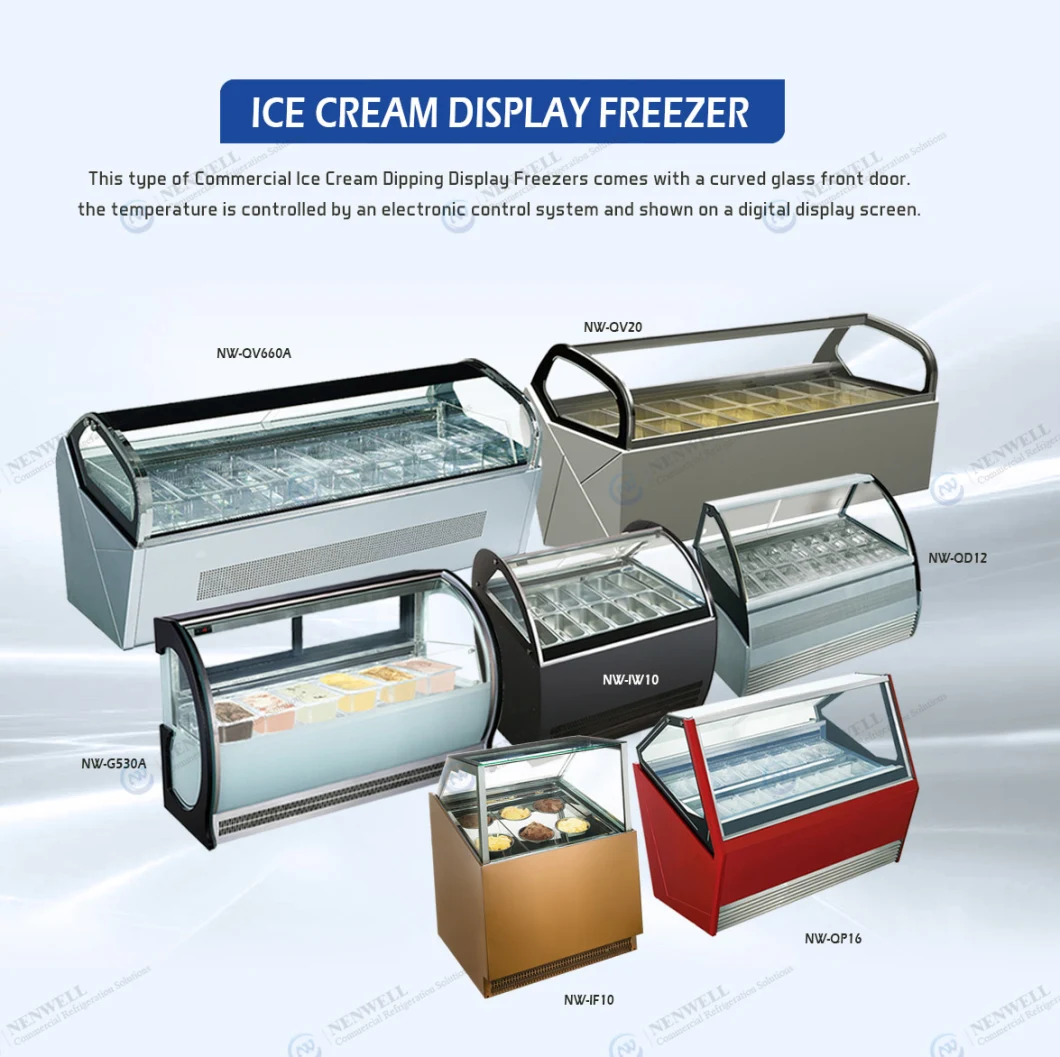 22 Tub Ice Cream Frozen Freezer Display Case and Vending Machine