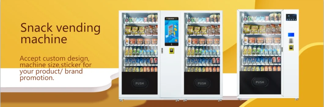 Business Smart Automatic Snack Food Custom Drink Vending Machines