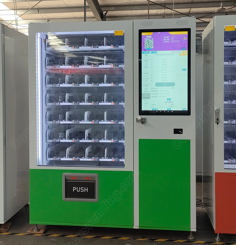 Customization Support Self-Service Fresh Food Mart Vending Machine with Touch Screen